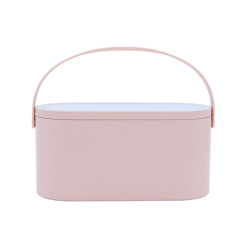 Magic Led Pinks to You- Organizador de Maquiagem com Espelho LED