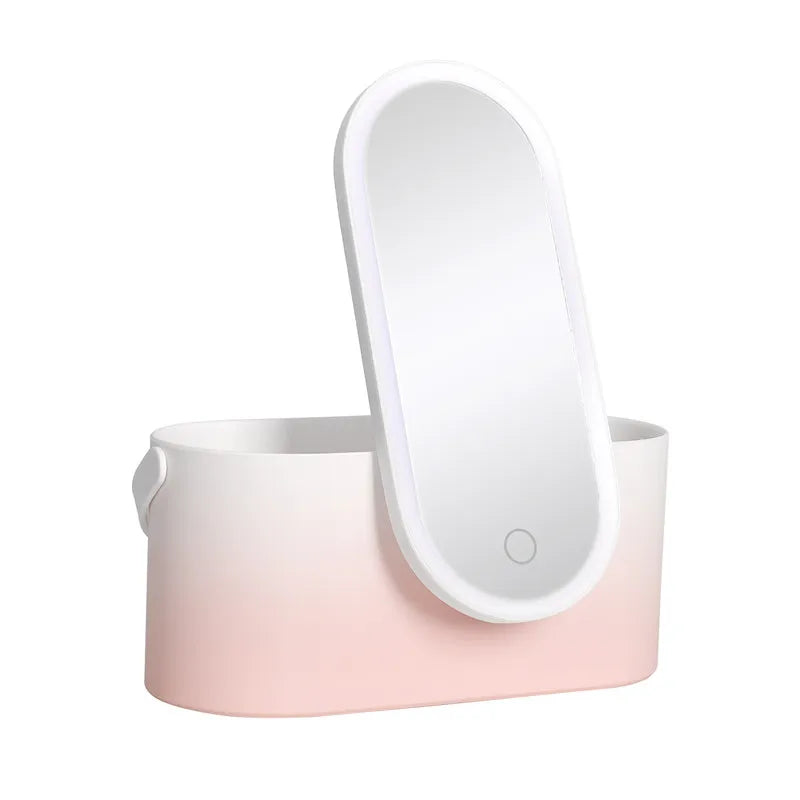 Magic Led Pinks to You- Organizador de Maquiagem com Espelho LED