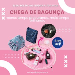 Magic Bag | Bolsa mágica de cosméticos Pinks to You