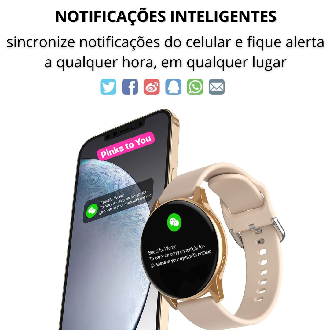 SmartWatch Pinks 11 - Redondo