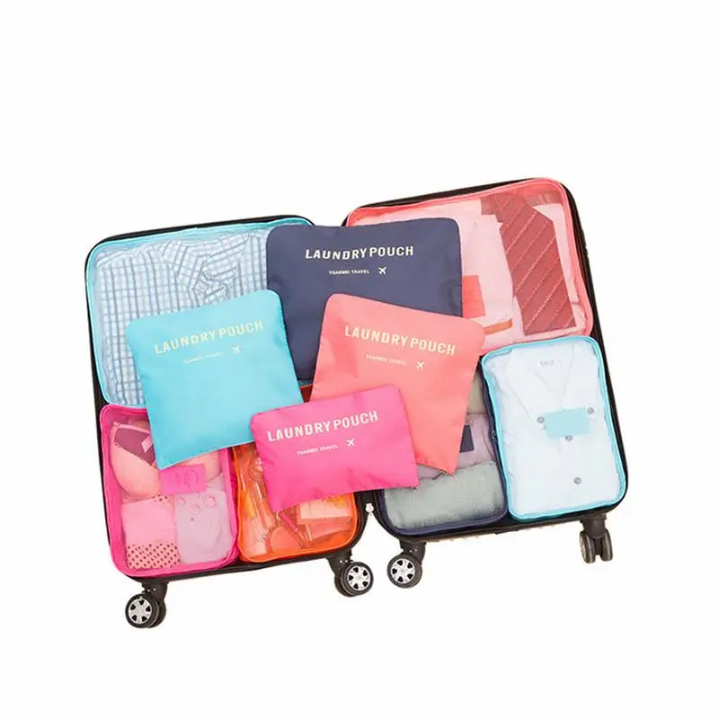 Organizador de Malas Pinks to You: Kit Completo de Organização de Viagem